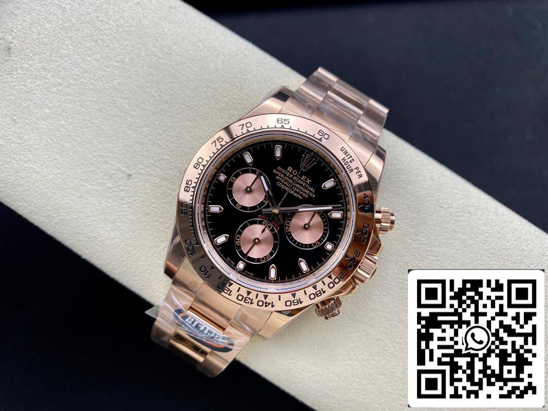 Rolex Daytona M116505-0008 1:1 Meilleure édition BT Factory Cadran noir