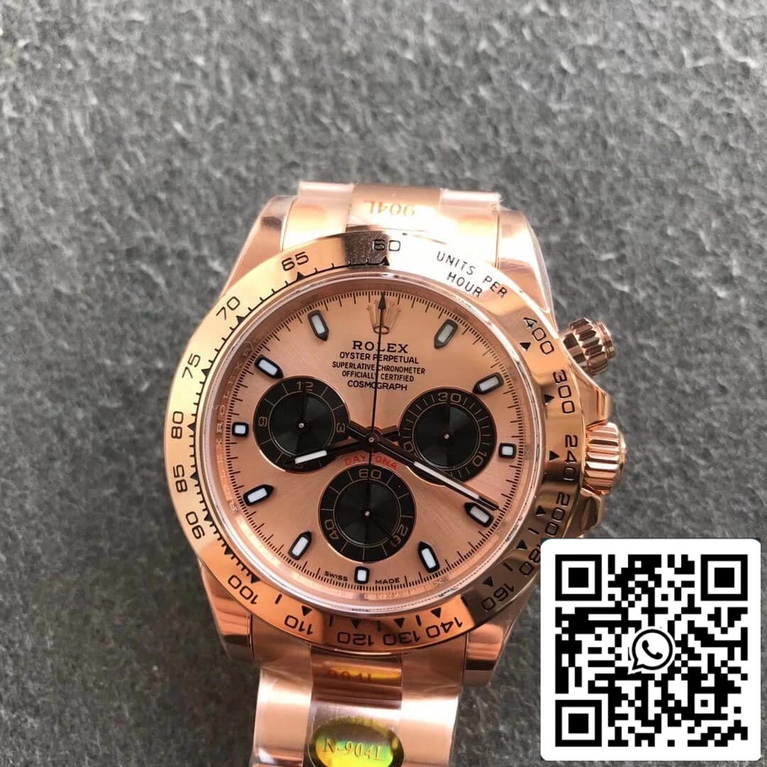 Rolex Daytona m116505-0009 1:1 Best Edition Noob Factory Champagne Dial