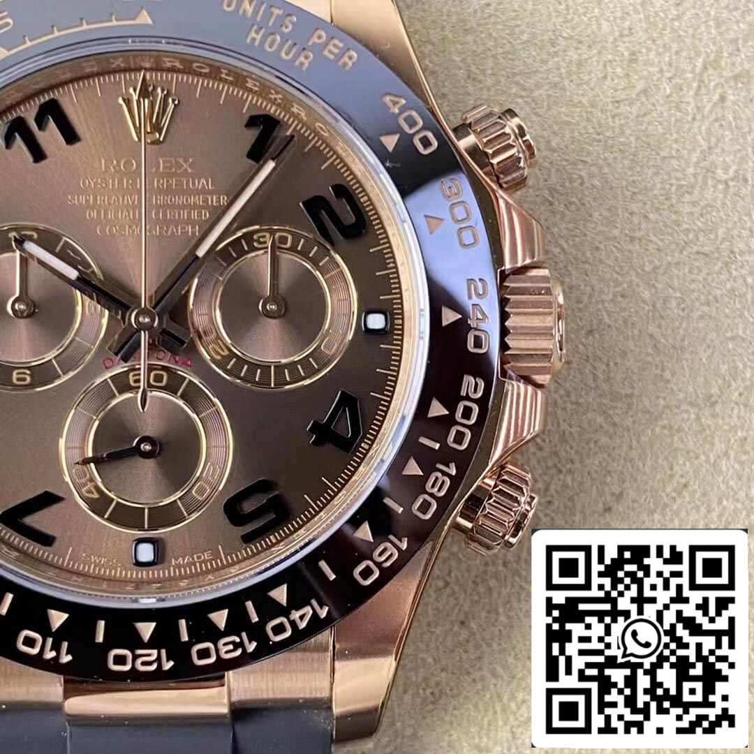 Rolex Cosmograph Daytona M116515LN-0015 1:1 Best Edition Clean Factory V3 Kautschukarmband