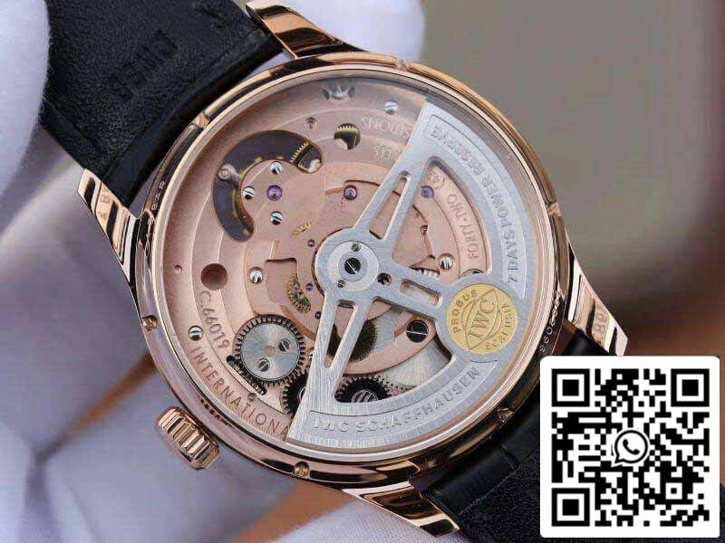 IWC Portuguese IW504210 Tourbillon 18K Rosegold 1:1 Best Edition Swiss automatic complicated tourbillon movement