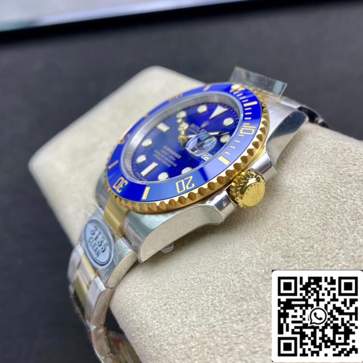 Rolex Submariner 116613LB-97203 1:1 Meilleure édition Clean Factory V4 Lunette bleue