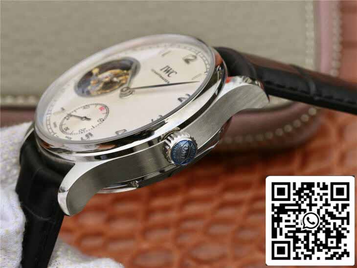 IWC Portuguese Tourbillon 1:1 Best Edition ZF Factory White Dial