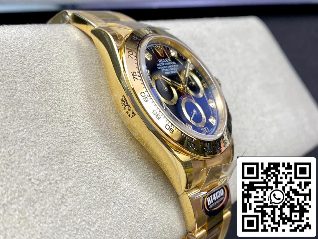 Rolex Daytona M116508-0016 1:1 Best Edition BT Factory, schwarzes Zifferblatt