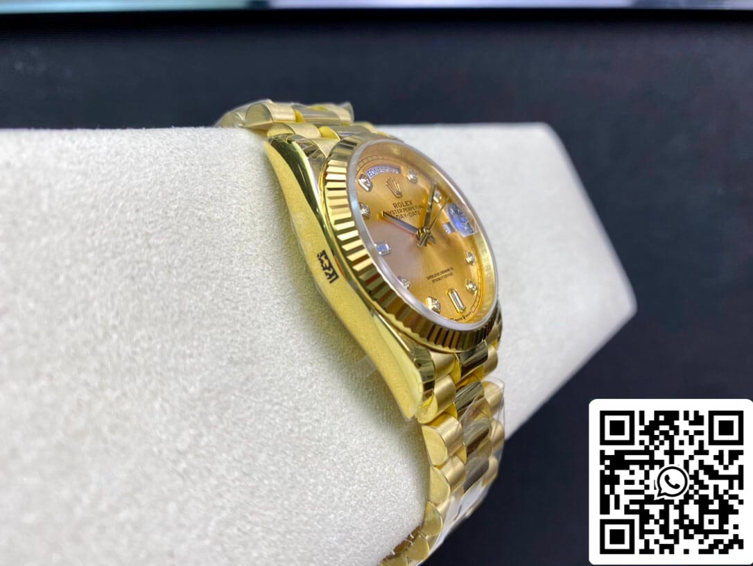 Rolex Day Date M128238-0008 1:1 Best Edition EW Factory Champagne Dial Swiss ETA3255