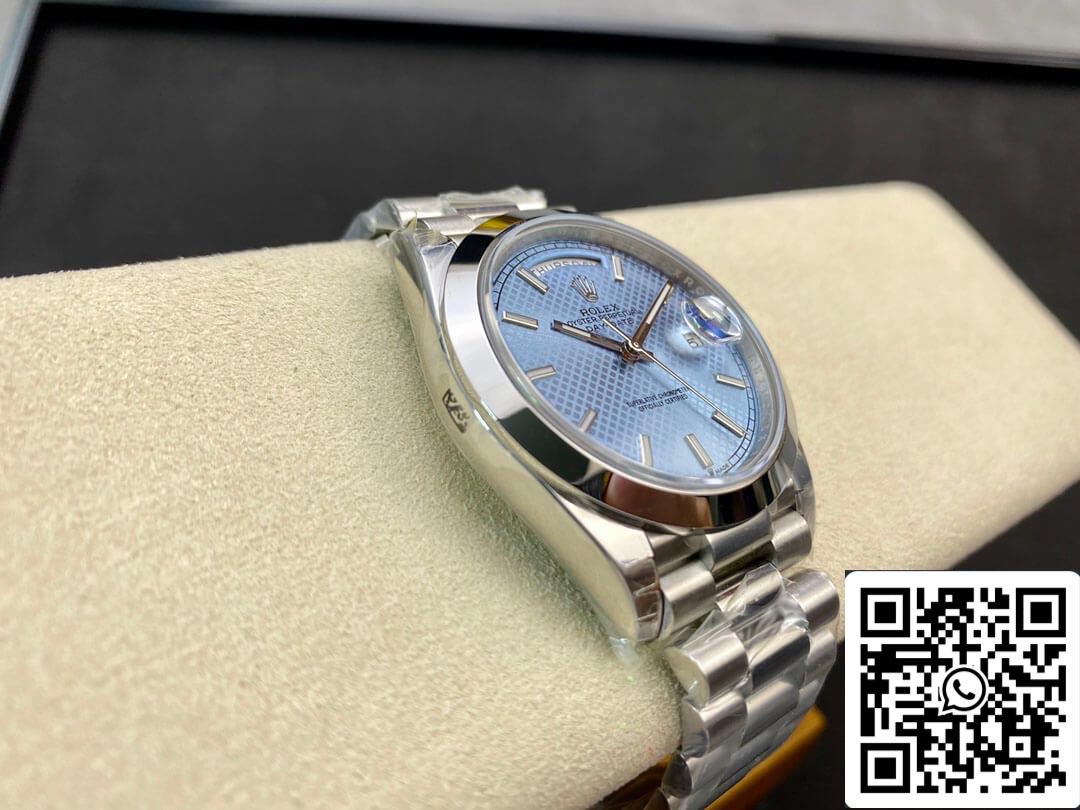 Rolex Day Date M228206-0004 1:1 Best Edition EW Factory Light Blue Dial