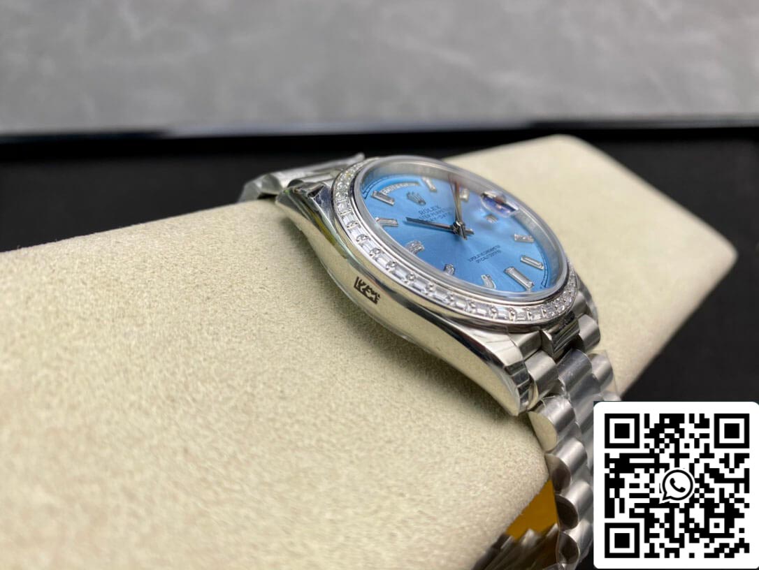 Rolex Day Date 228396TBR 1:1 Best Edition EW Factory Light Blue Dial