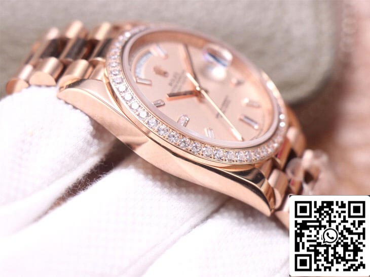 Rolex Day Date M228345RBR-0007 1:1 Best Edition EW Factory Rose Gold