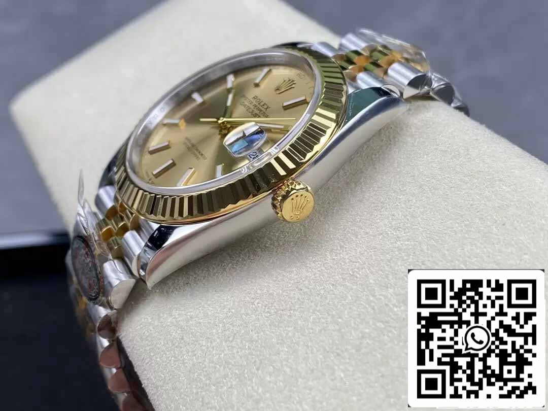 Rolex Datejust 41MM M126333-0010 1:1 Meilleure édition Clean Factory Cadran Champagne