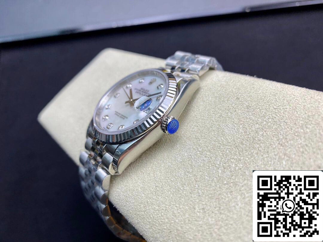 Rolex Datejust 178384-NG-63160 31MM 1:1 Meilleure édition EW Factory Cadran blanc argenté