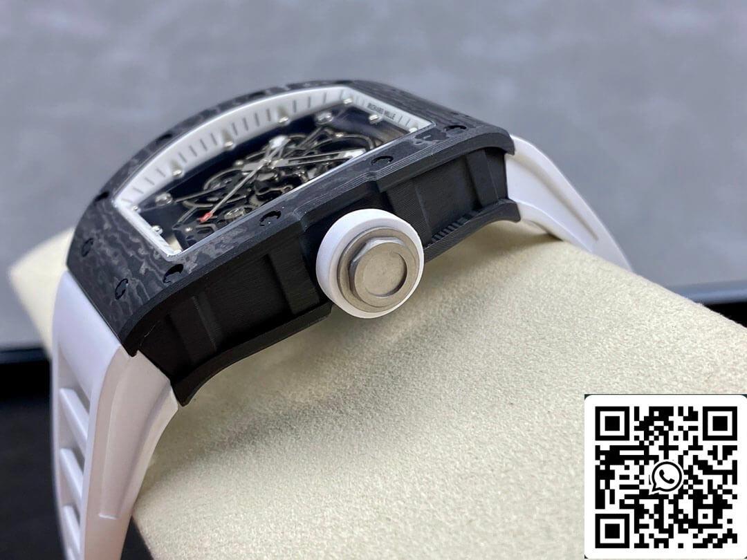 Richard Mille RM-055 1:1 Best Edition BBR Factory White Strap