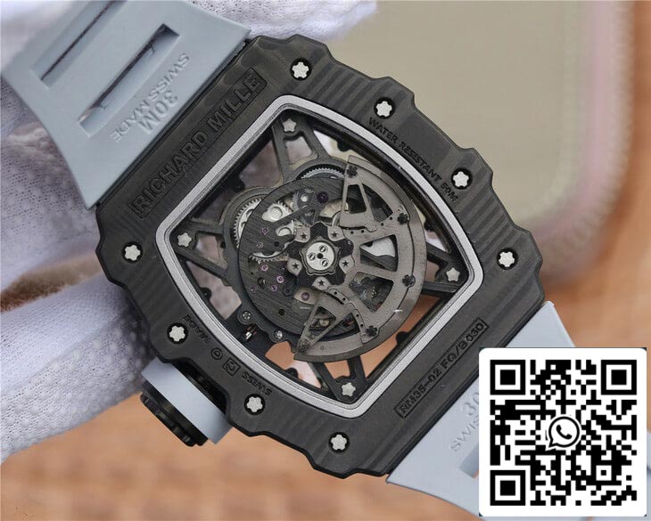 Richard Mille RM-035 KV Factory 1:1 Best Edition Black Carbon Fiber