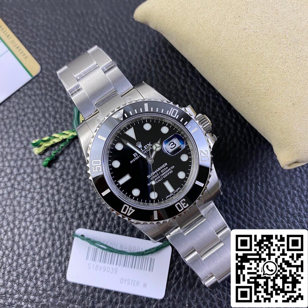 Rolex Submariner 116610LN-0001 40MM mouvement 3135 1:1 meilleure édition VS cadran noir d'usine