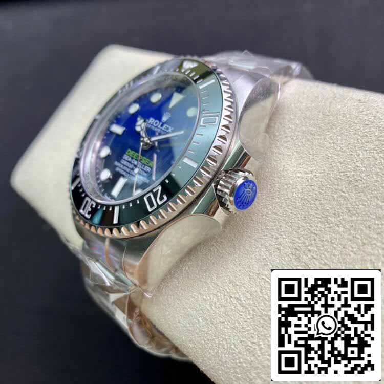 Rolex Deepsea Sea-Dweller 116660 « D-BLUE » AR Factory 1:1 Meilleure édition suisse ETA3135 Cadran bleu/noir