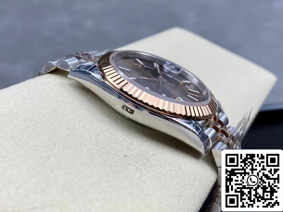 Rolex Datejust M126331-0002 1:1 Meilleure édition VS Cadran marron d'usine