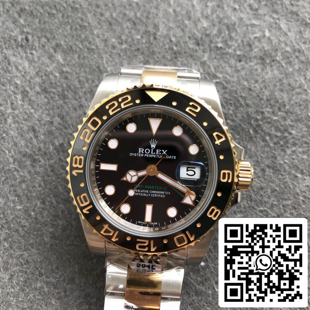 Rolex GMT Master II 116713-LN-78203 1:1 Best Edition AR Factory Black Dial