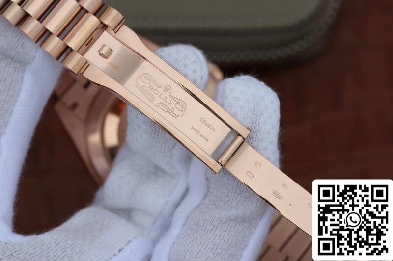 Rolex Day-Date 40 mm 228235 EW Factory 1:1 Meilleure édition suisse ETA3255 Cadran marron