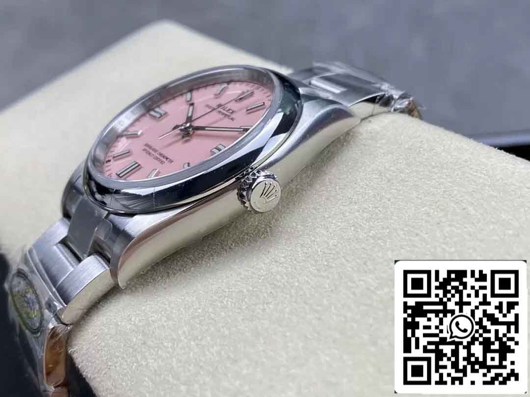 Replik Rolex Oyster Perpetual M126000-0008 36MM Clean Factory Pink Dial