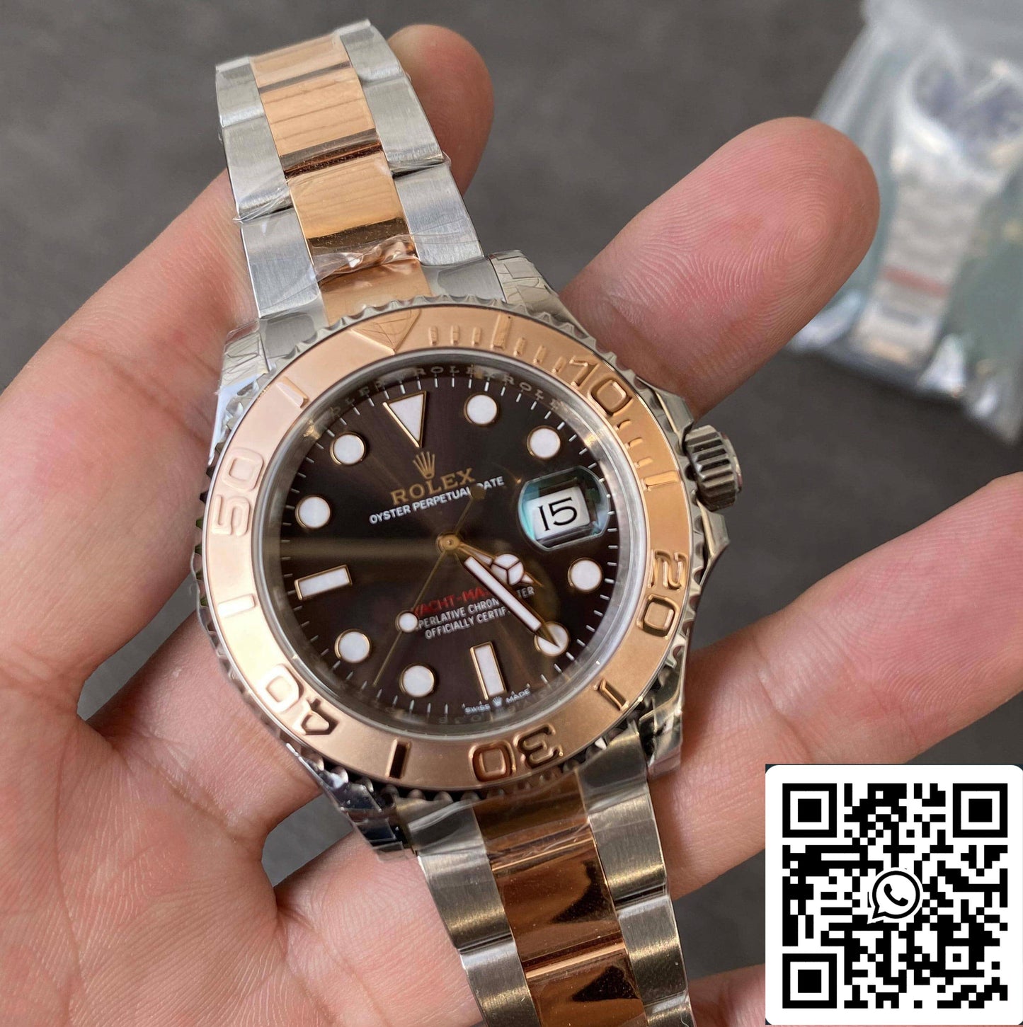 Rolex Yacht Master M126621-0001 1:1 meilleure édition VS cadran chocolat d'usine