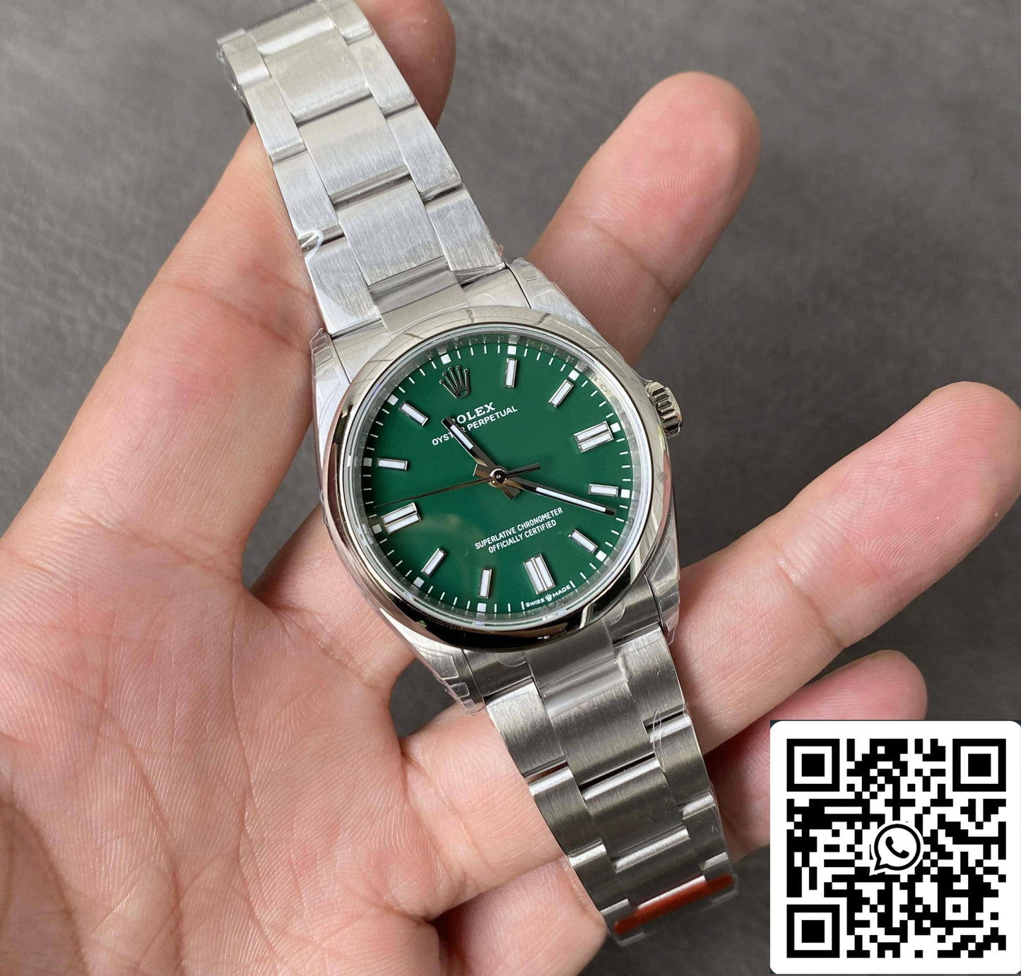 Rolex Oyster Perpetual M126000-0005 36MM 1:1 Meilleure édition VS Factory Acier inoxydable