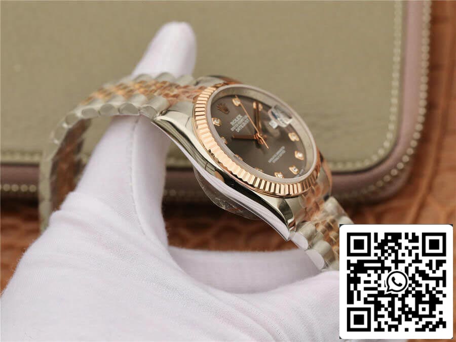 Rolex Datejust 116231 1:1 Best Edition GM Factory Diamantbesetztes Zifferblatt