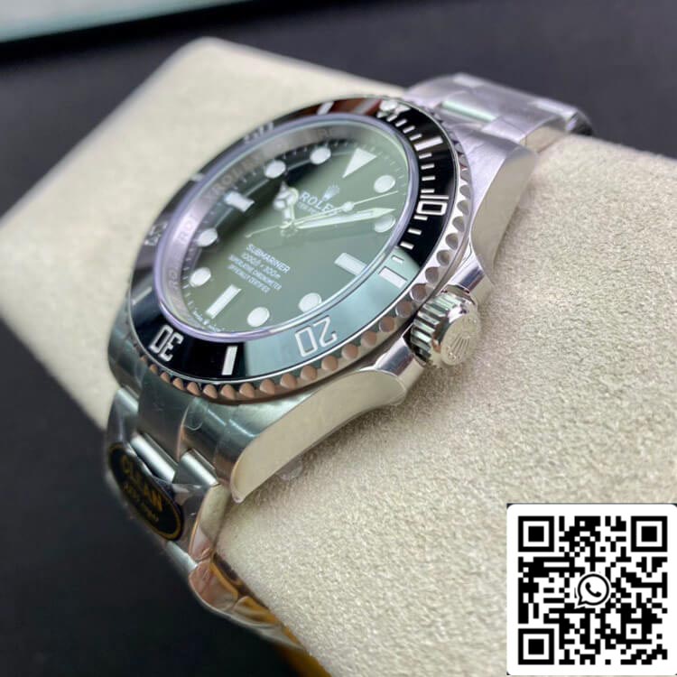 Rolex Submariner M124060-0001 41 mm ohne Datum, 3230 Uhrwerk, sauberes schwarzes Fabrik-Zifferblatt