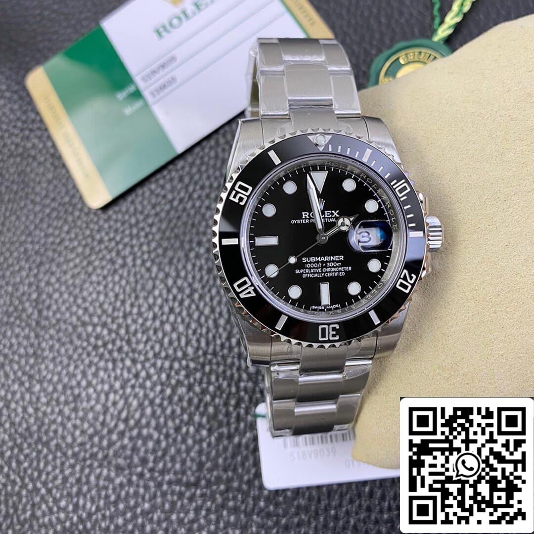 Rolex Submariner 116610LN-0001 40MM mouvement 3135 1:1 meilleure édition VS cadran noir d'usine