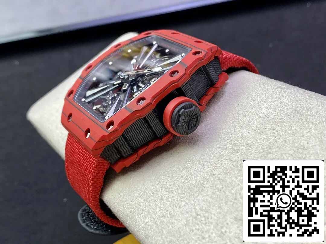 Richard Mille RM12-01 Tourbillon 1:1 Best Edition RM Factory Red Carbon Fiber Case