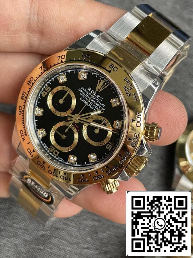 Rolex Daytona M116503-0011 1:1 Meilleure édition BT Factory Cadran noir