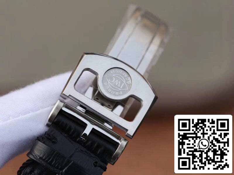 IWC Portugaise IW504210 Tourbillon 1:1 Meilleure édition Cadran gris ardoise sur bracelet en cuir noir Mouvement tourbillon suisse ETA