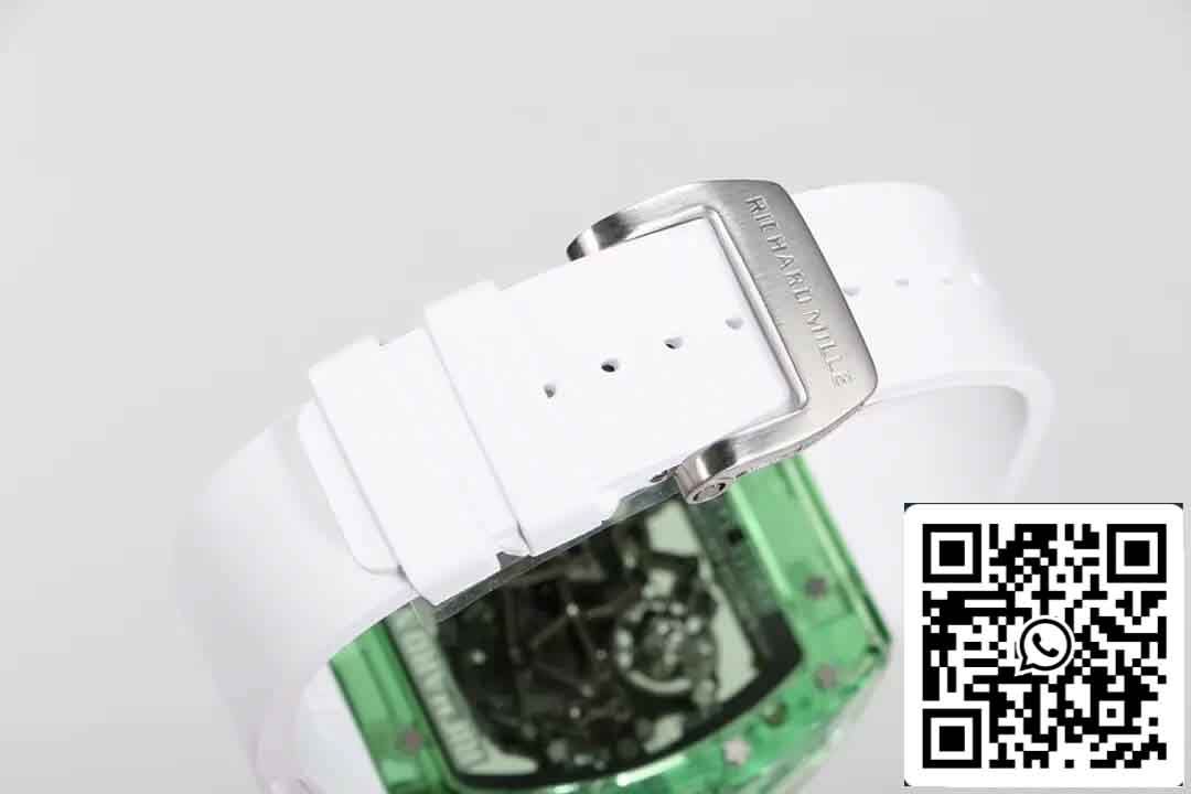 Replica Richard Mille RM055 Best 1:1  Edition RM Factory Green Transparent Case