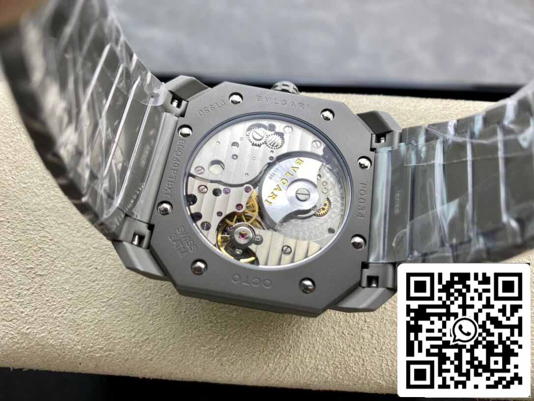 Bvlgari Octo Finissimo 102713 BGO40C14TTXTAUTO 1:1 Best Edition BV Factory Silver Gray Dial