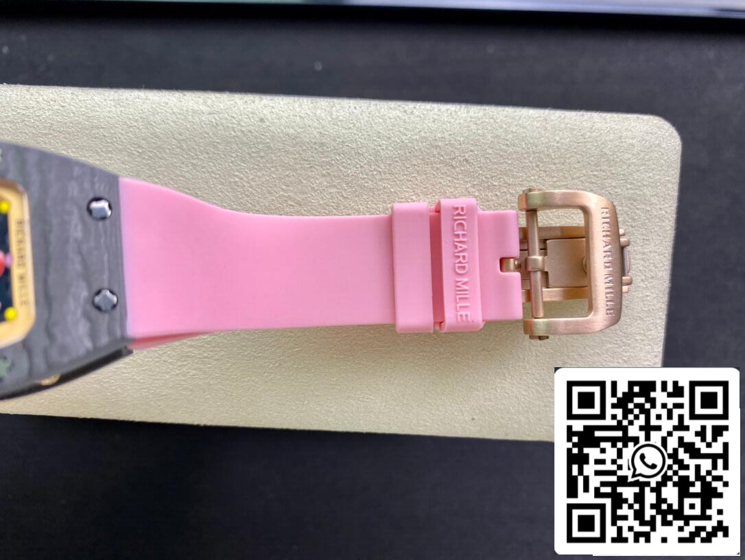 Richard Mille RM-07 Bon Bon 1:1 Best Edition RM Factory Pink Strap