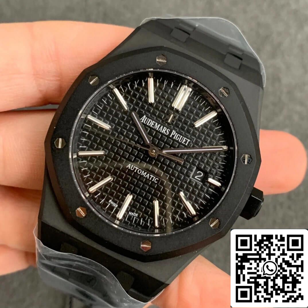 Audemars Piguet Royal Oak 15400 DLC Carbon Best Edition ZF Factory Black Dial EU Watch Store