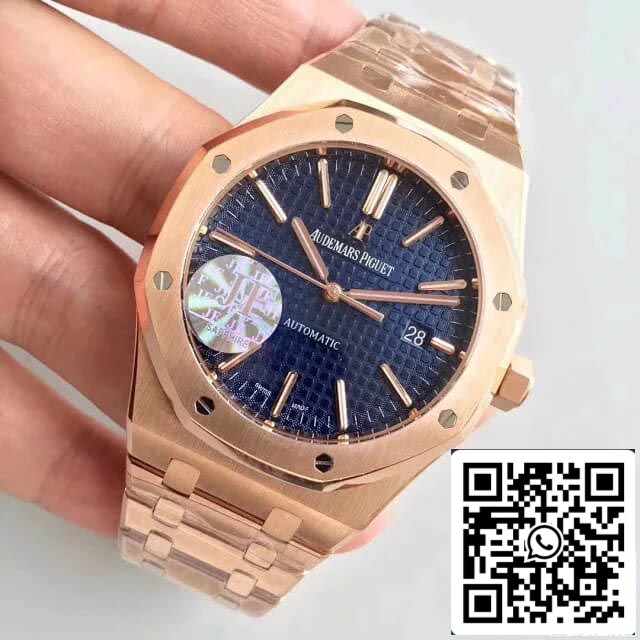 Audemars Piguet Royal Oak 15400OR.OO.1220OR.03 1:1 Best Edition JF Factory Blue Dial EU Watch Store