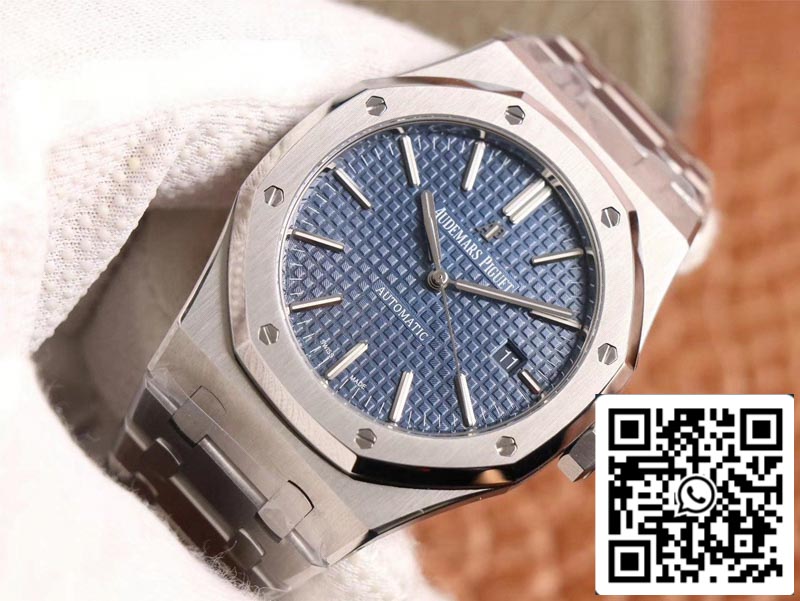 Audemars Piguet Royal Oak 15400ST.OO.1220ST.03 1:1 Best Edition ZF Factory Blue Dial Swiss ETA3120 EU Watch Store