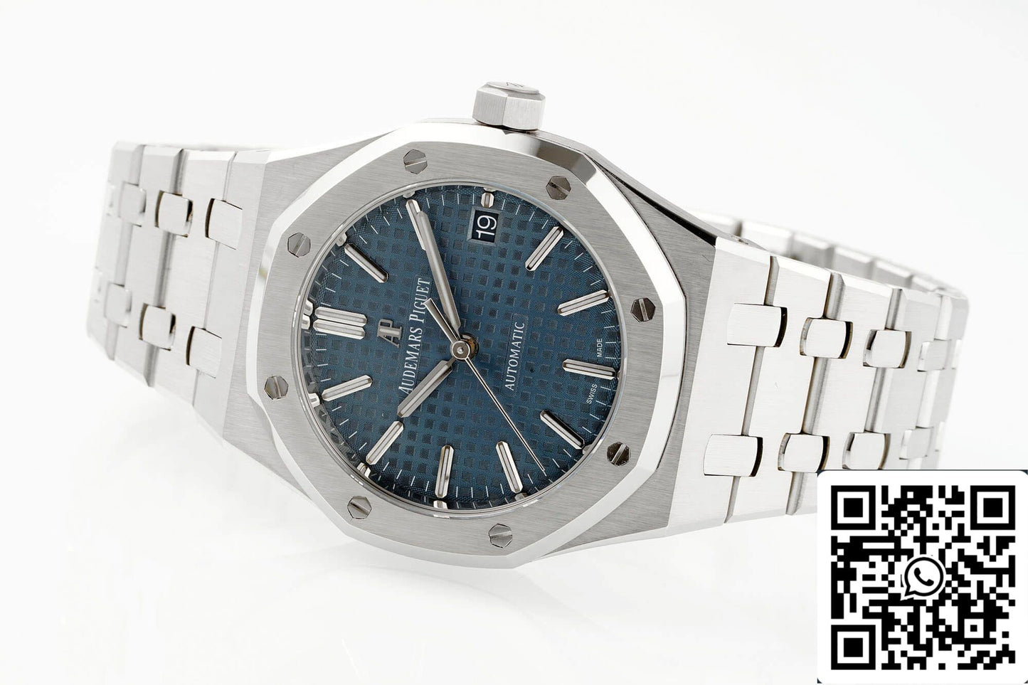Audemars Piguet Royal Oak 15450ST.OO.1256ST.03 1:1 Best Edition APS Factory Blue Dial EU Watch Store