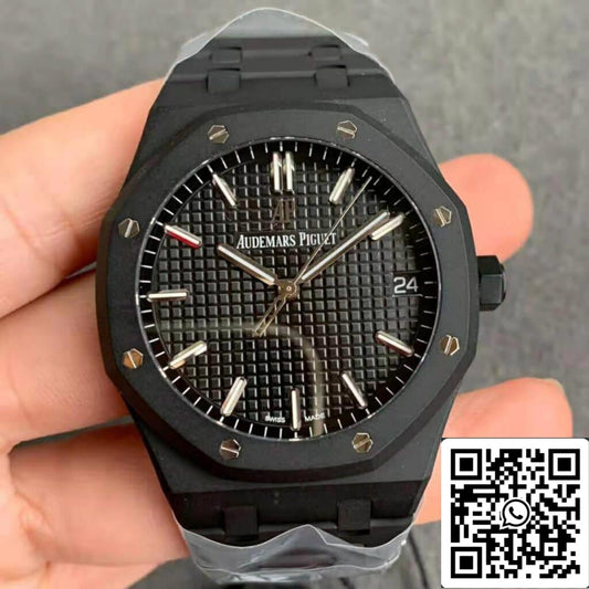 Audemars Piguet Royal Oak 15500 DLC Carbon  Best Edition ZF Factory Black Dial EU Watch Store