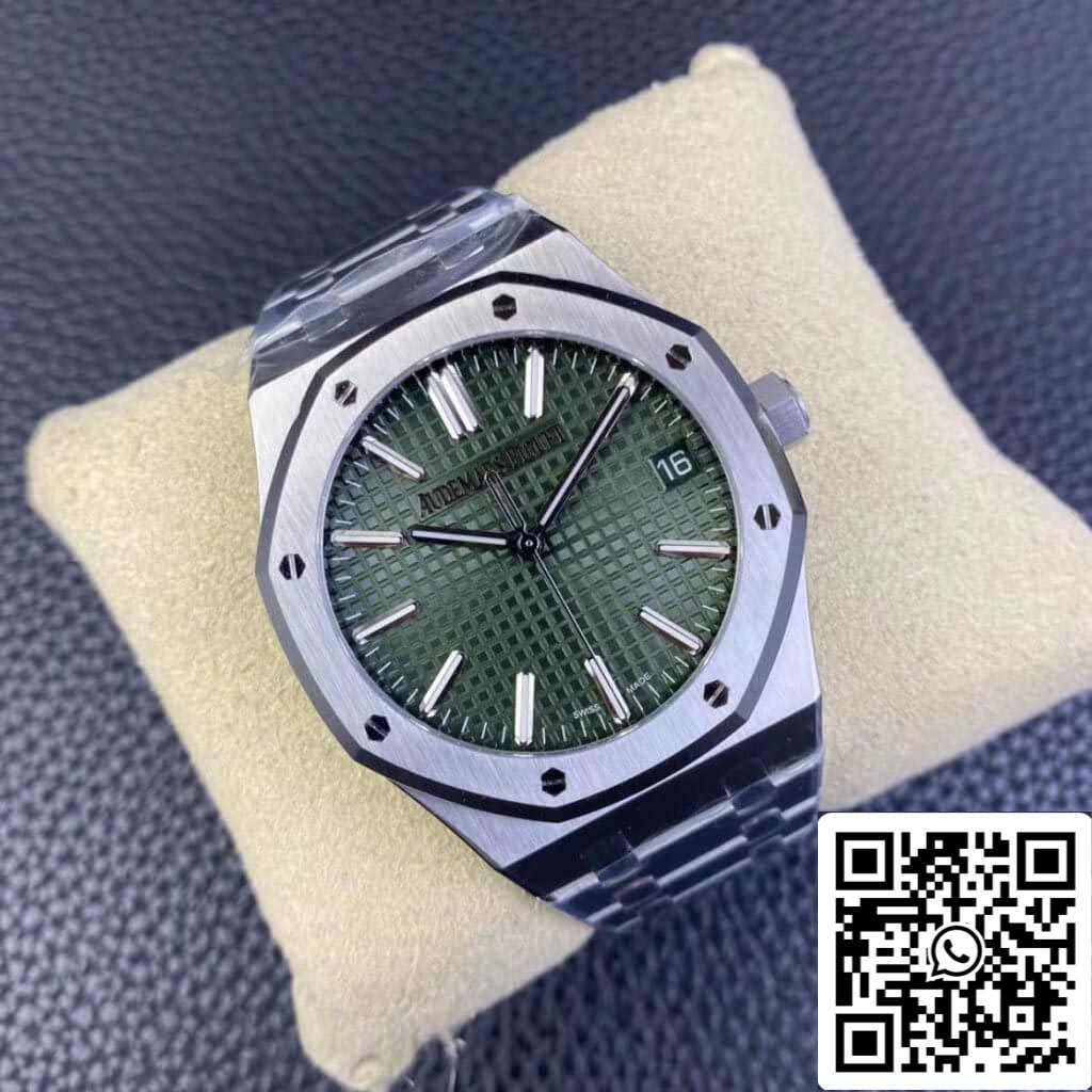 Audemars Piguet Royal Oak 15510ST.OO.1320ST.04 1:1 Best Edition ZF Factory Green Dial EU Watch Store