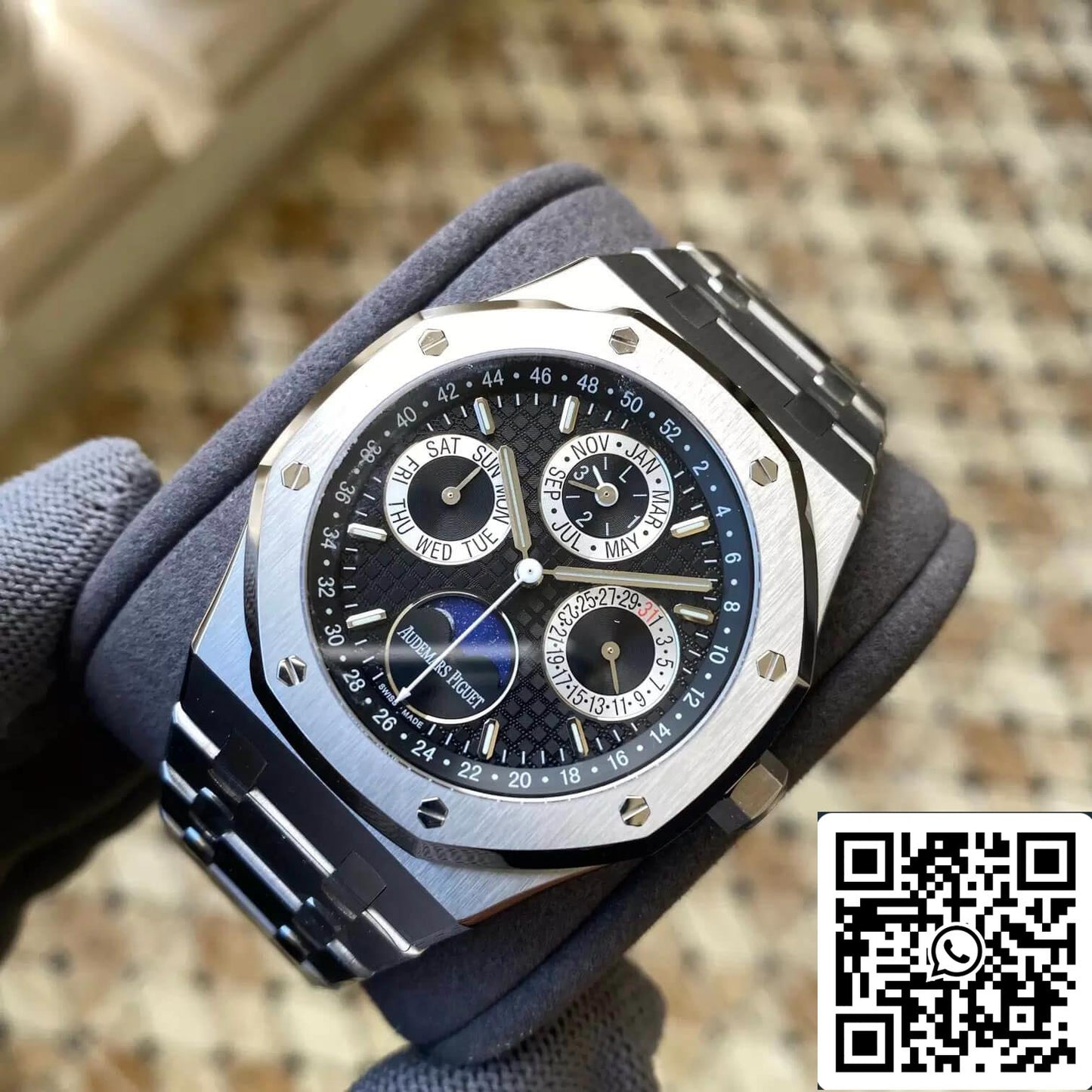 Audemars Piguet Royal Oak 26597PT.OO.1220PT.01 1:1 Best Edition APS Factory Black Dial EU Watch Store