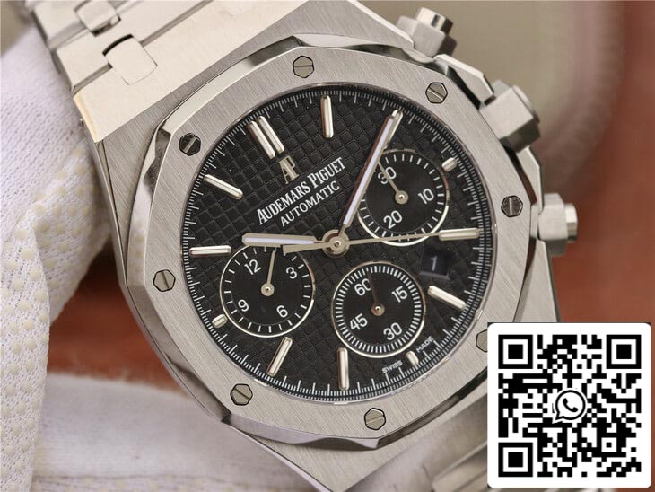 Audemars Piguet Royal Oak Chronograph 26320ST.OO.1220ST.01 1:1 Best Edition OM Factory Black Dial EU Watch Store