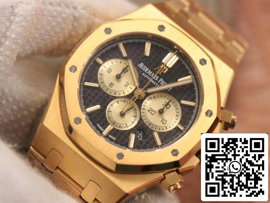 Audemars Piguet Royal Oak Chronograph 26331 1:1 Best Edition OM Factory V2 Yellow Gold EU Watch Store
