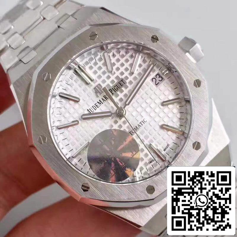 Audemars Piguet Royal Oak JF Factory Men Watches 1:1 Best Edition Swiss ETA3120 Silver Dial EU Watch Store