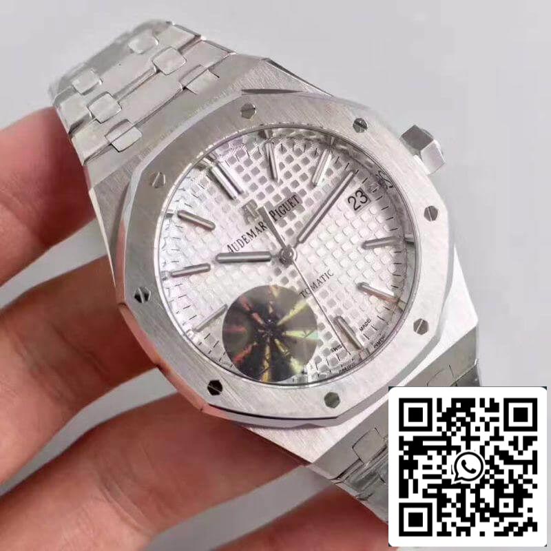 Audemars Piguet Royal Oak JF Factory Men Watches 1:1 Best Edition Swiss ETA3120 Silver Dial EU Watch Store