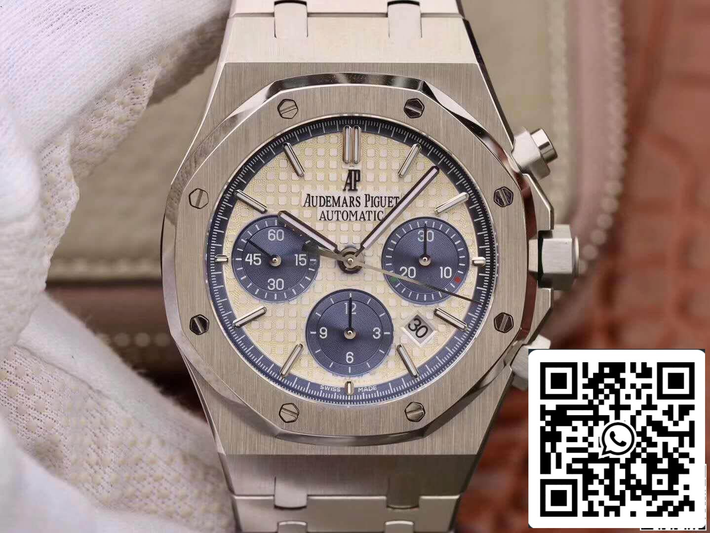 Audemars Piguet Royal Oak OM Factory Men Watches 1:1 Best Edition Swiss ETA7750 White Dial EU Watch Store