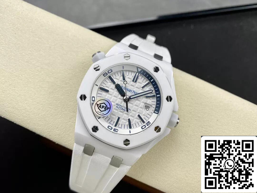 Audemars Piguet Royal Oak Offshore 15707CB.OO.A010CA.01 1:1 Best Edition APS Factory White Dial EU Watch Store
