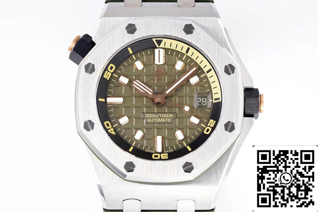 Audemars Piguet Royal Oak Offshore 15720ST.OO.A052CA.01 1:1 Best Edition ZF Factory Green Dial EU Watch Store