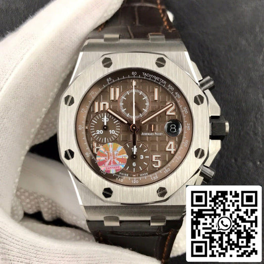 Audemars Piguet Royal Oak Offshore 26470ST.OO.A820CR.01 1:1 Best Edition JF Factory Brown Dial EU Watch Store