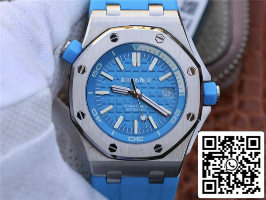 Audemars Piguet Royal Oak Offshore Diver 15710ST.OO.A032CA.01 1:1 Best Edition JF Factory Blue Dial EU Watch Store