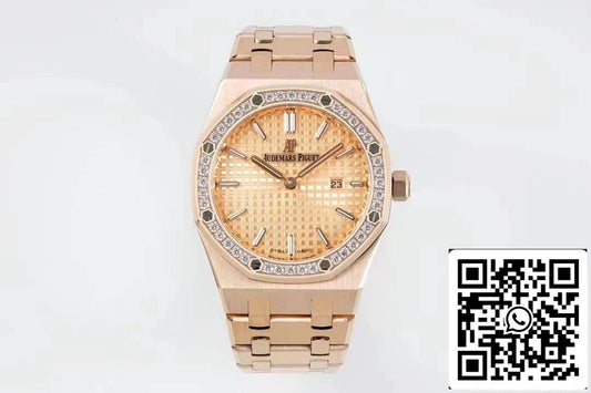 Audemars Piguet Royal Oak Quartz 33MM 67651OR.ZZ.1261OR.03 1:1 Best Edition ZF Factory Gold Dial EU Watch Store
