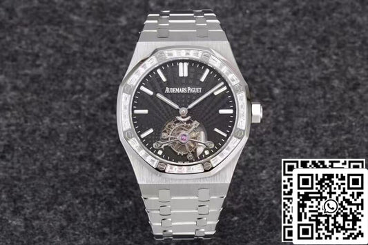 Audemars Piguet Royal Oak Tourbillon 26521BC.ZZ.1220BC.01 1:1 Best Edition R8 Factory Black Dial EU Watch Store